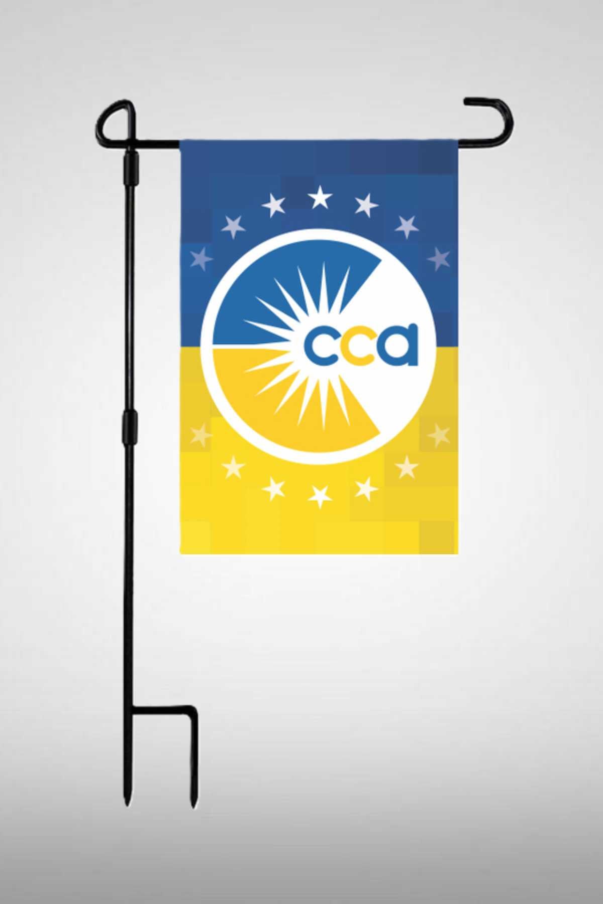 Garden Flag with Ground Stake